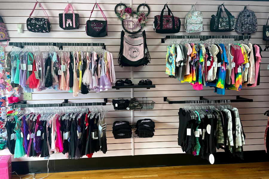 leotards, tights, and tutus for sale at Tilley’s Dance Academy in Statesville, NC