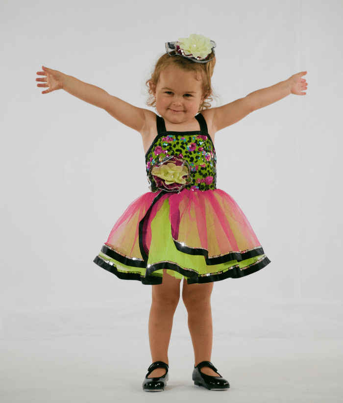 Young girl in dance class at Tilley’s Dance Academy